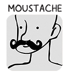 button moustache