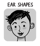 ear shapes button