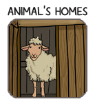 button animals homes