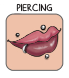 button piercing